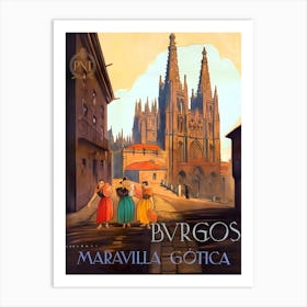 Villa Maravilla, Burgos, Spain Art Print