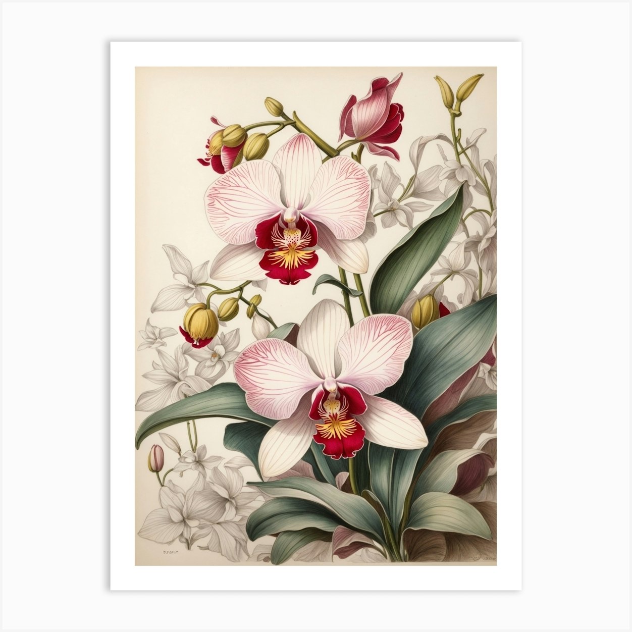 YELLOW ORCHID Limited Edition Paper Print