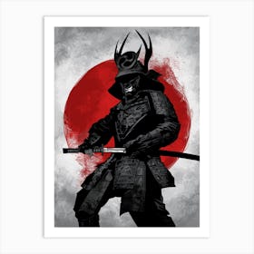 Warrior Samurai Fighter Art Print