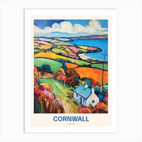 Cornwall England 6 Uk Travel Poster Art Print