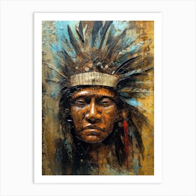 Soulful Spirits: Captivating Native American Inspirations Art Print