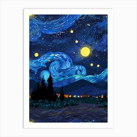 Starry Night 186 Art Print