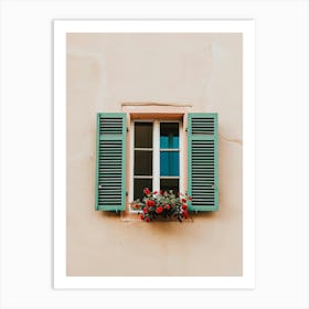 Window With Shutters Art Print