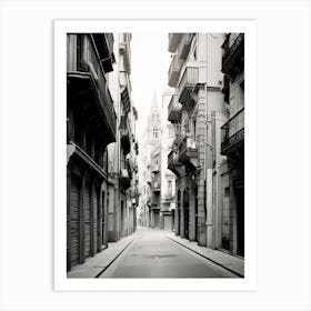 Barcelona, Spain, Photography In Black And White 3 Art Print
