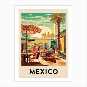 Vintage Travel Poster Mexico 5 Art Print