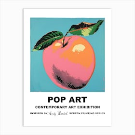 Poster Big Peach Pop Art 3 Art Print