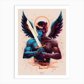 Angel Of The Sky 3 Art Print