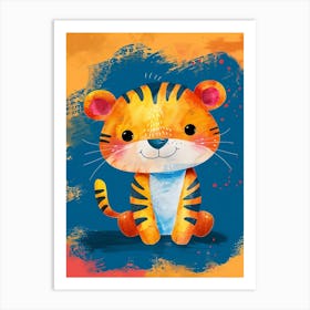 Cute Tiger Art Print