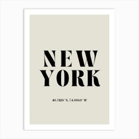 Neutral New York Travel Art Print