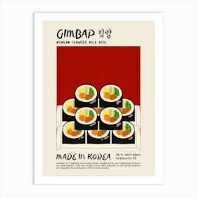 Gimbap Art Print