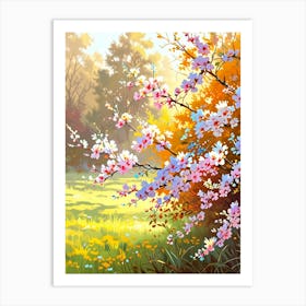 Cherry Blossoms 52 Art Print