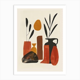 Cute Abstract Objects Collection 13 Art Print