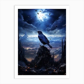 Crow Art Art Print