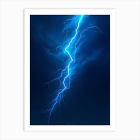 Lightning Bolts In The Sky 2 Art Print