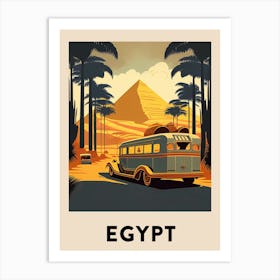 Egypt 5 Vintage Travel Poster Art Print