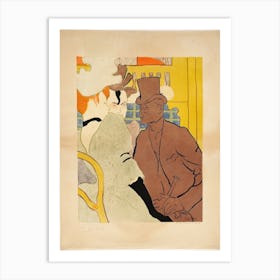 L Anglais Au Moulin Rouge, Henri de Toulouse-Lautrec Art Print