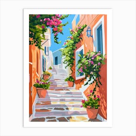 Greece Painting 11 Art Print