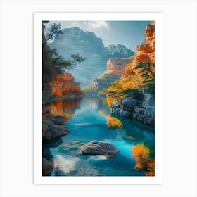 Canyons Art Print