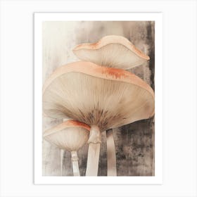 Mushroom Painting Art Print