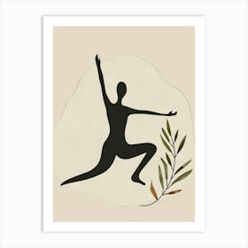 Yoga Pose 2 Art Print