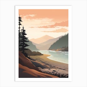 West Coast Trail Canada 1 Hiking Trail Landscape Art Print