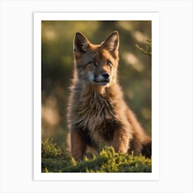 Fox Cub Art Print