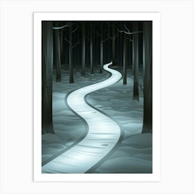 Path In The Woods 3 Art Print