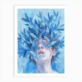 'Blue' 26 Art Print