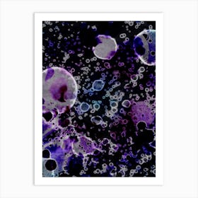 Abstraction Black Space Art Print