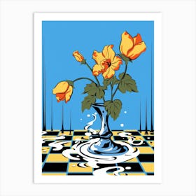 Flowers In A Vase 18 Art Print