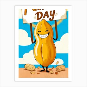 Peanut Day Art Print