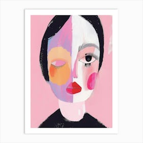 Woman'S Face 93 Art Print