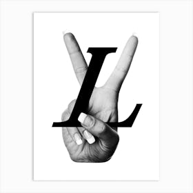 Letter L Art Print