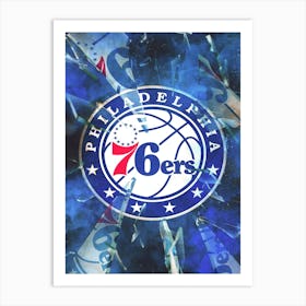 Philadelphia 76ers 1 Art Print