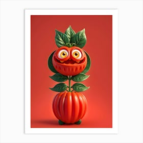 Funny Tomato 7 Art Print