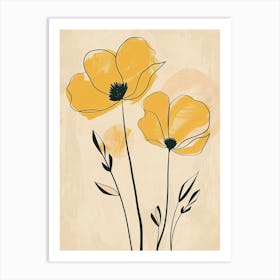 Tehran Flower Market Boho Minimalist Style Art Print