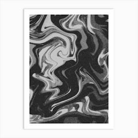Black And White Swirls Art Print