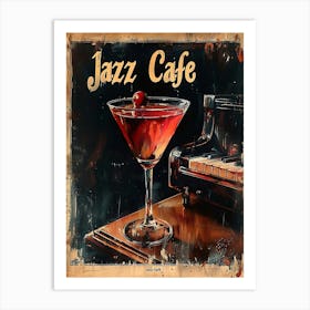 Jazz Cafe 8 Art Print