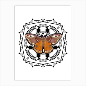 Mandala Butterfly Art Print