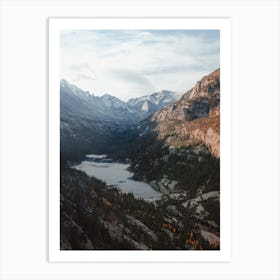 Mountain Lake Scenery Art Print