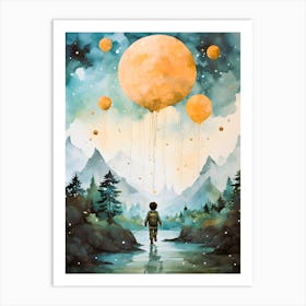 Dreaming Of Balloons Art Print