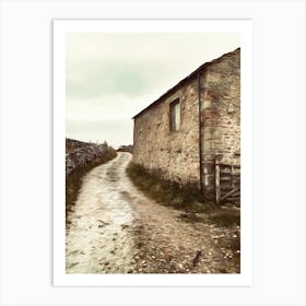 The Barn On The Lane Art Print