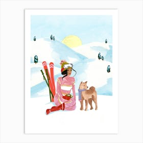 Ski Hill Art Print