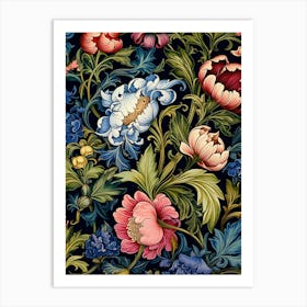 Floral Wallpaper 14 Art Print