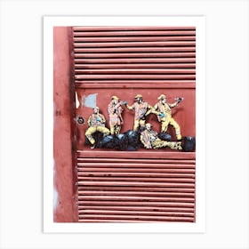 Tea Break Cleaners Art Print