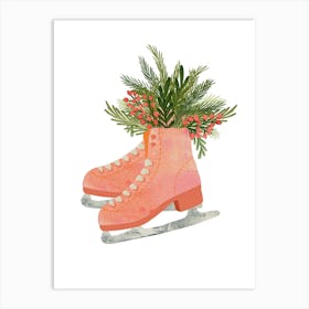 Ice Skates Art Print