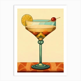 Martini Art Print