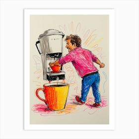 Coffee Maker Art Print