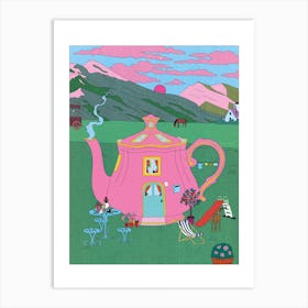 The Teapot House Art Print