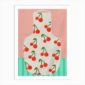 Cherry Vase Poster